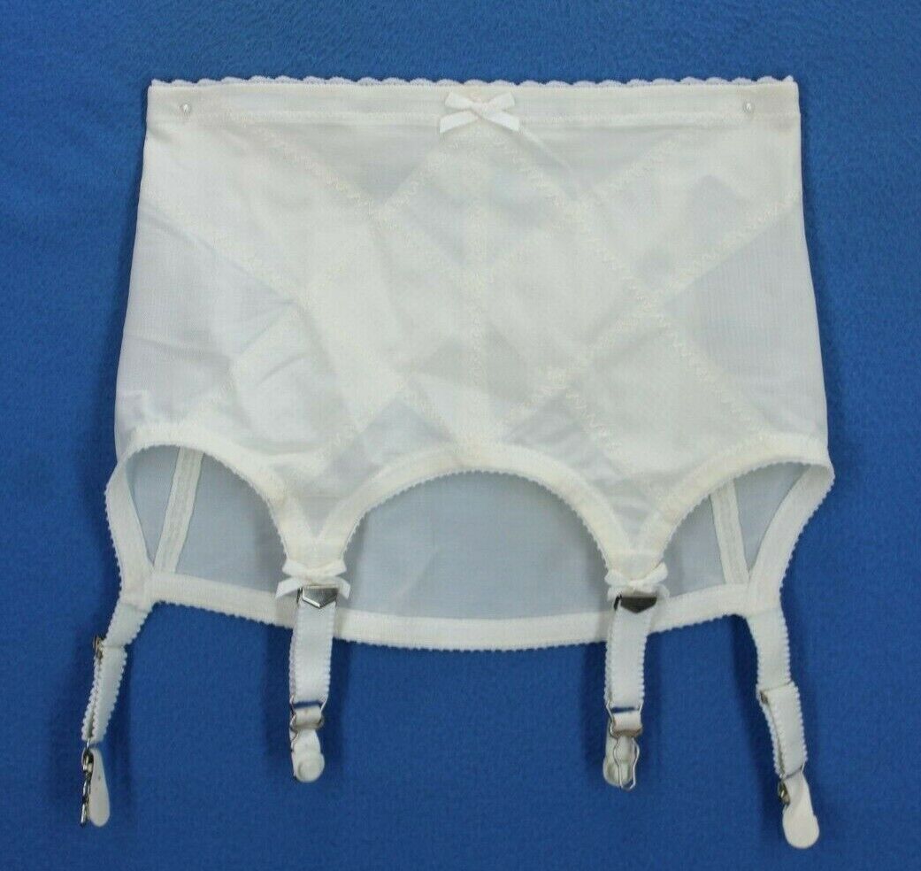 JCPenny 6056 Lace Garter Belt with Straps Size Medium VTG #B5013