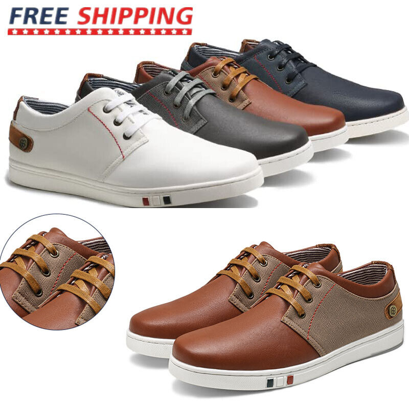 BRUNO MARC Mens Casual Shoes Lace Up Waking Shoes Fashion Sneakers Size 6.5-15
