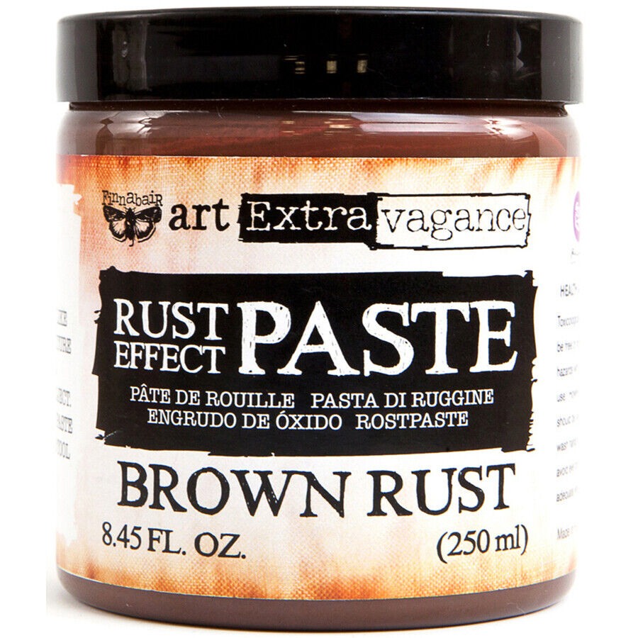 Prima Marketing-Finnabair Art Extravagence Rust Effect Paste 8.45oz-Brown