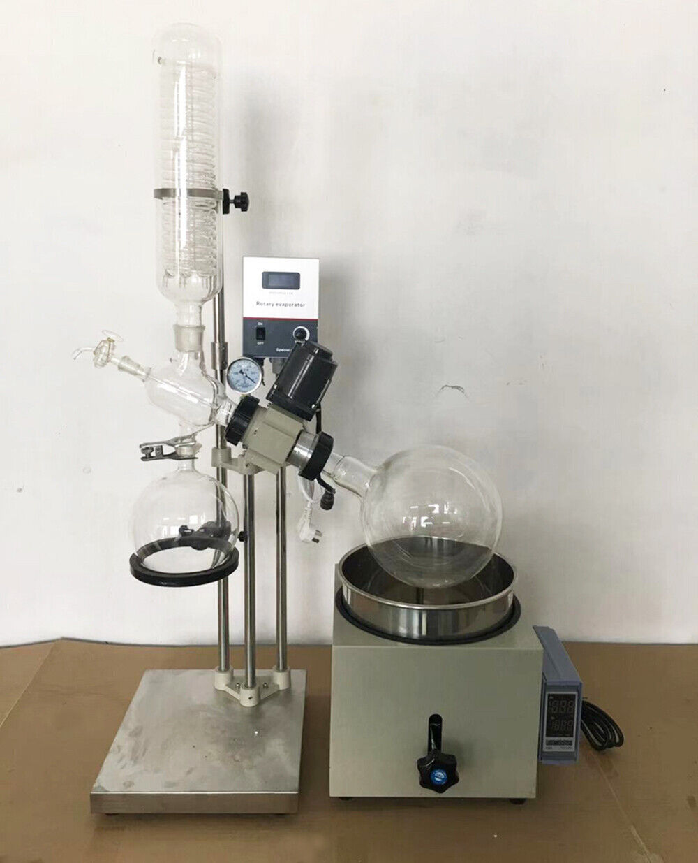 5L Rotary Evaporator RotoVap Stainless Lab Equipment Digital Heating Bath Lift