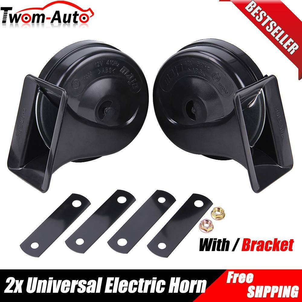 2pcs 12V 110DB 510Hz Car Truck Auto Loud Dual-tone Snail Electric Horn Universal