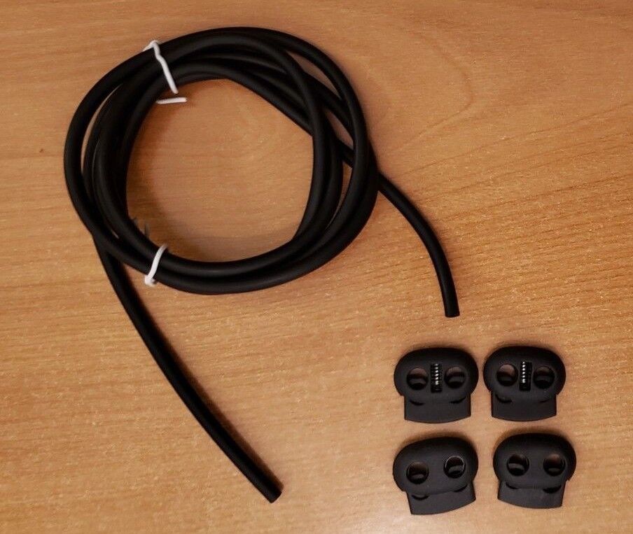 Conductive Silicone Rubber Tubing TENS / ESTIM / E-STIM Machine 4mm OD 1.75mm ID