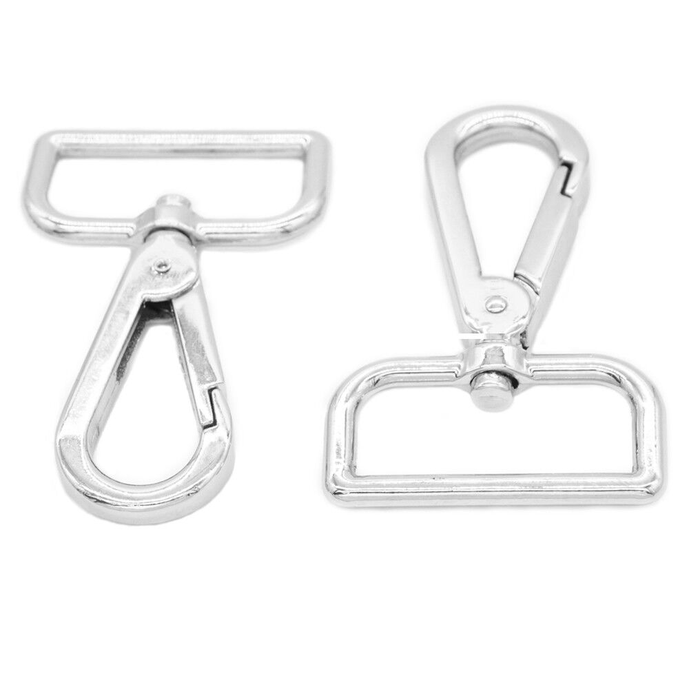 2x Silver Swivel Lobster Clasp 1.25