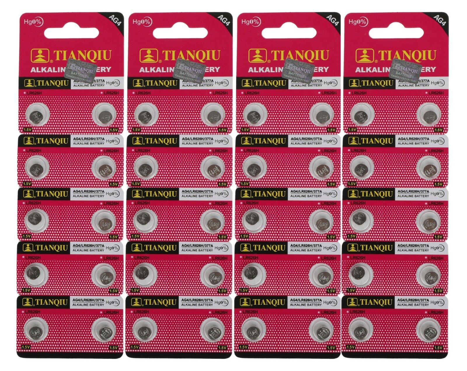 40 AG4 LR66 377  LR626 1.5V Alkaline Battery Watch EXP 12/2024 USA SHIP