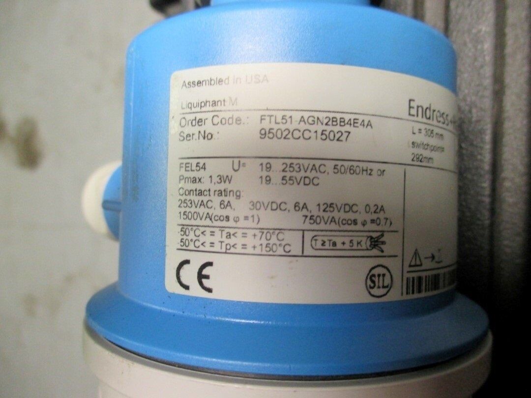 Endress + Hauser FTL51-AGN2BB4E4A Point Level Switch