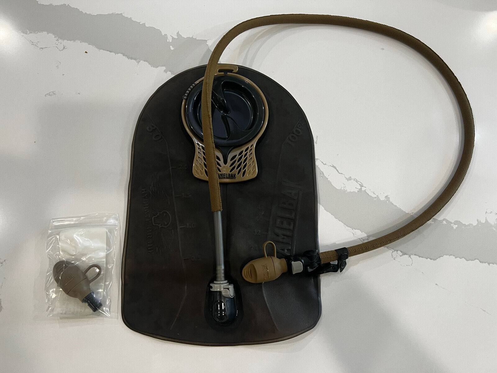 CamelBak 3L 100oz Antidote Bladder USMC FILBE Hydration Carrier w/New Bite Valve