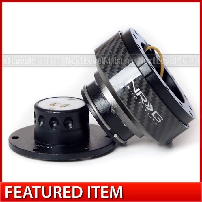 NRG GEN 2.0 QUICK RELEASE HUB STEERING WHEEL HUB SRK-200CF REAL CARBON FIBER