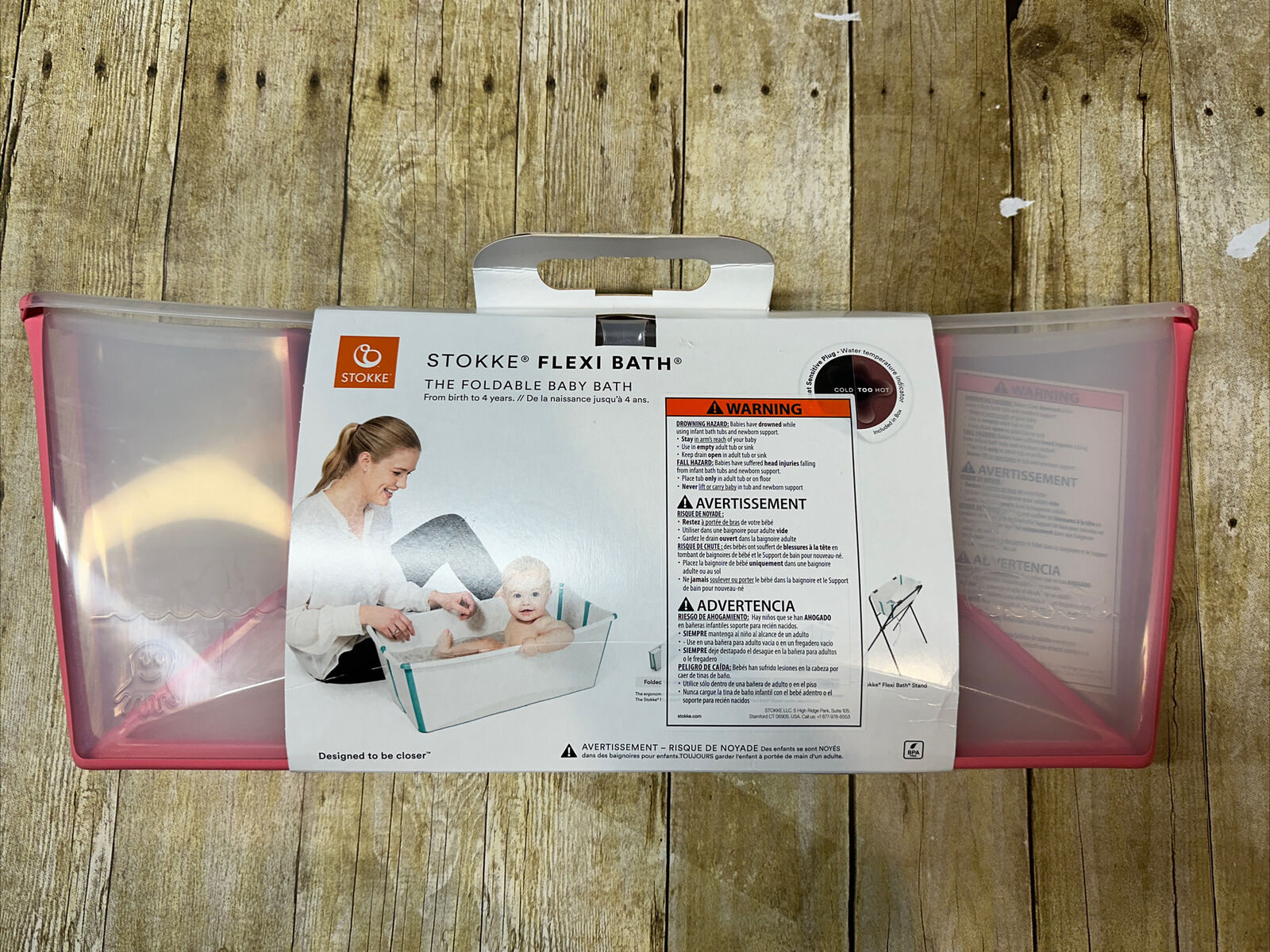 STOKKE Flexi Bath Clear/Pink