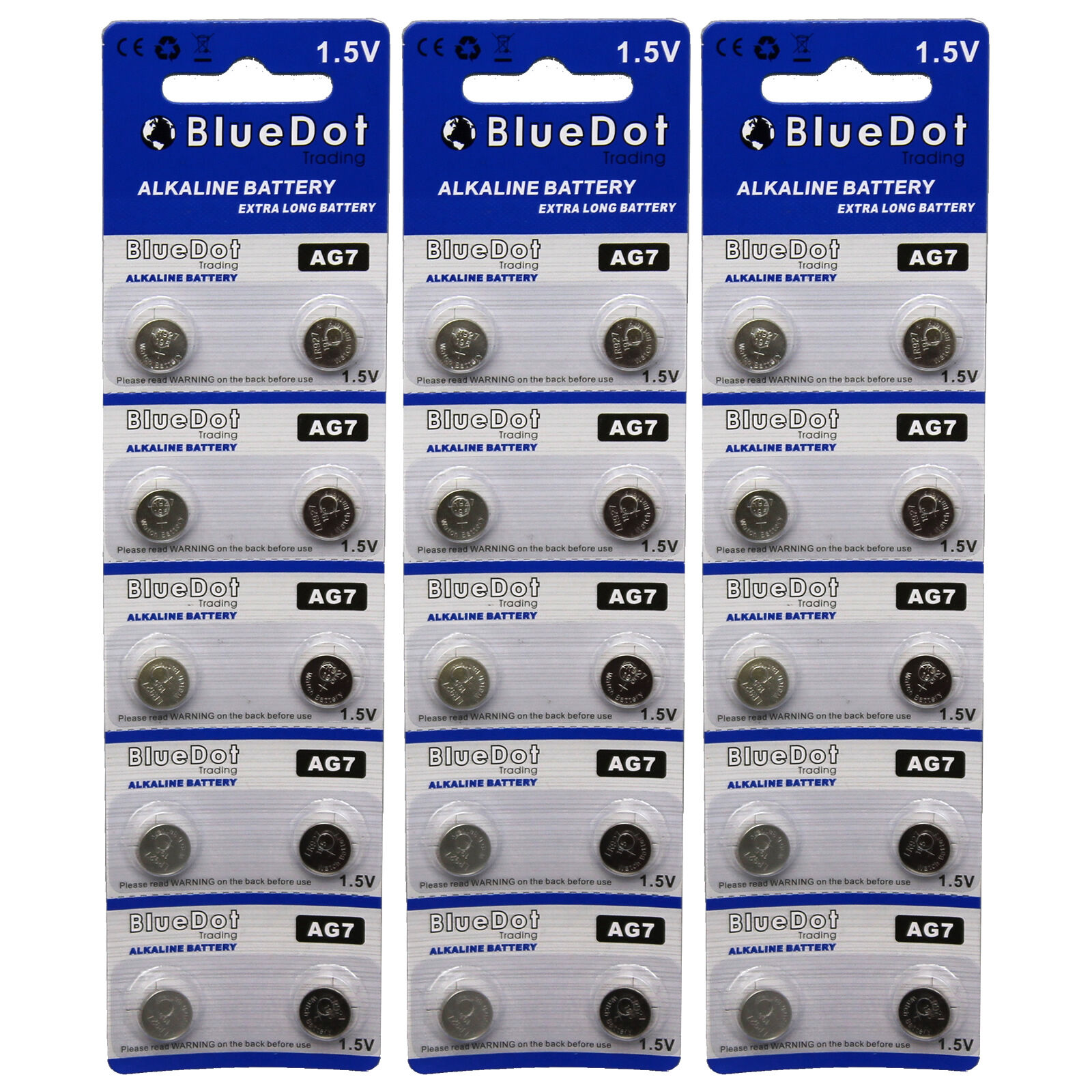 30 AG7 395 LR57 LR927 SR57 1.5 Volt Alkaline Button Cell Watch Battery USA SHIP