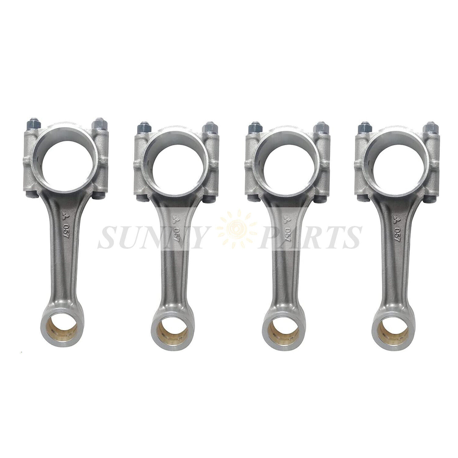 For Mitsubishi 4D33 Engine 4 x Connecting Rods fits
