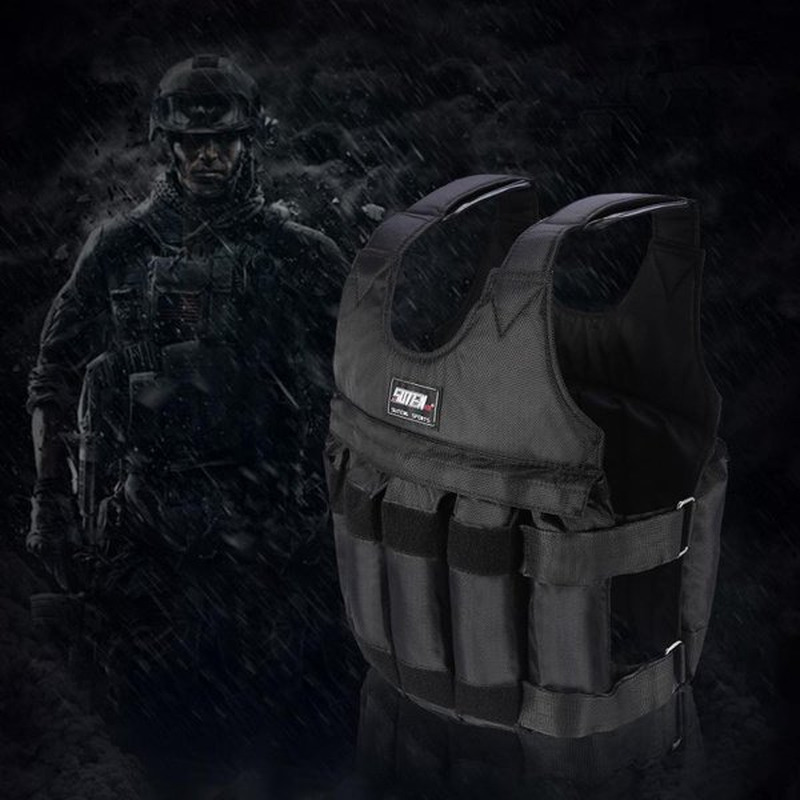 Weighted Vest for Unisex Workout Adjustable Weight 20-100Lbs Workout Equipment