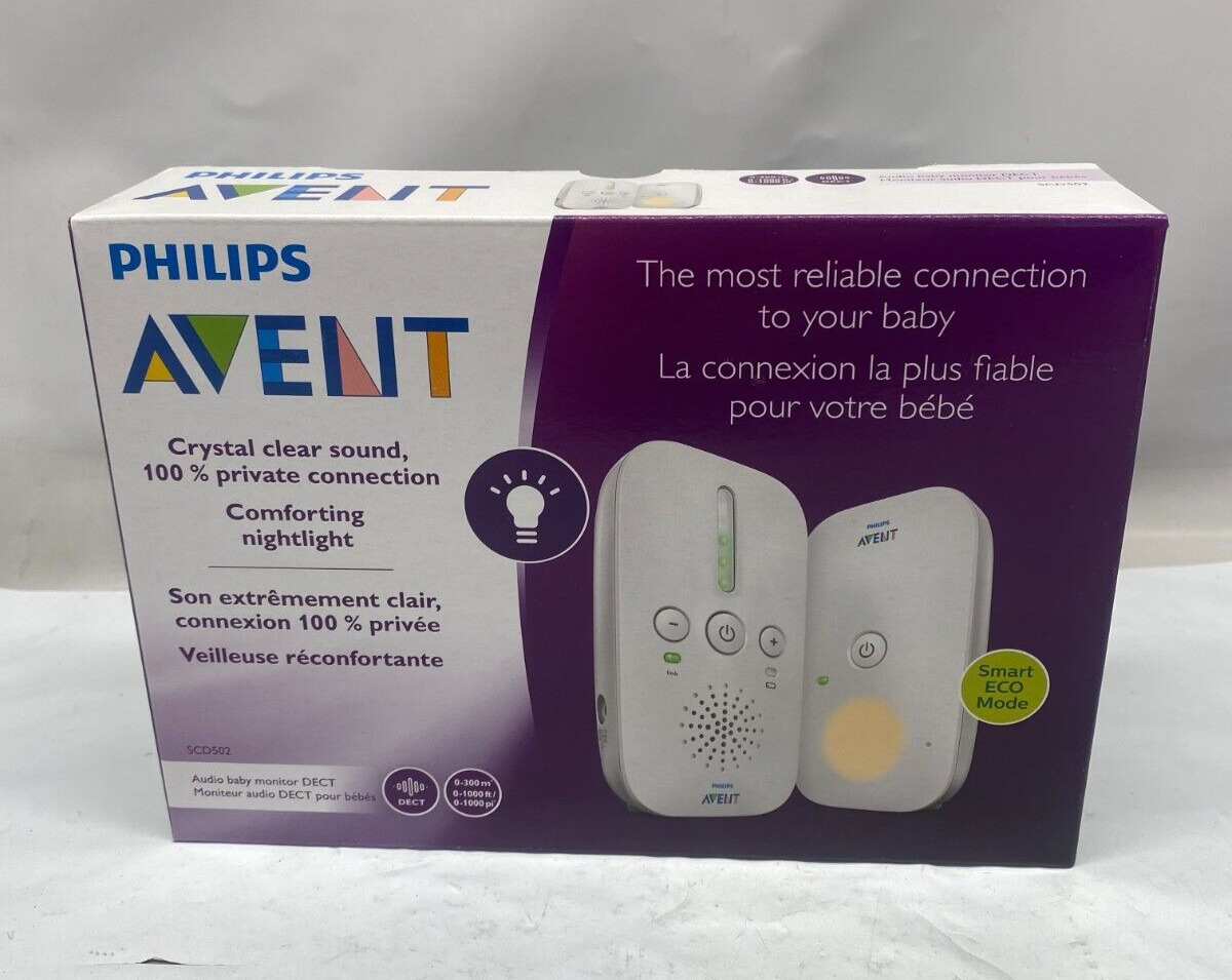 Philips Avent Audio Baby Monitor DECT SCD502 - NEW