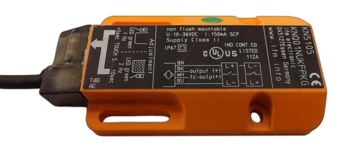 KN5105, IFM, Level Sensor, Capacitive, W/ 2