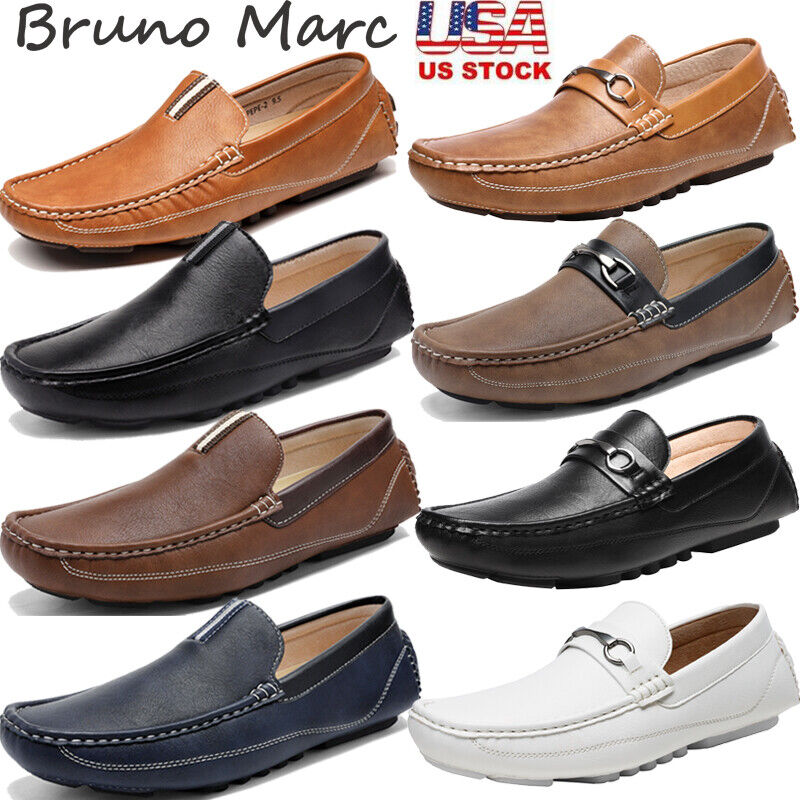 Bruno Marc Men's Driving Moccasins Loafers Classic Slip on Lightweight Shoes US