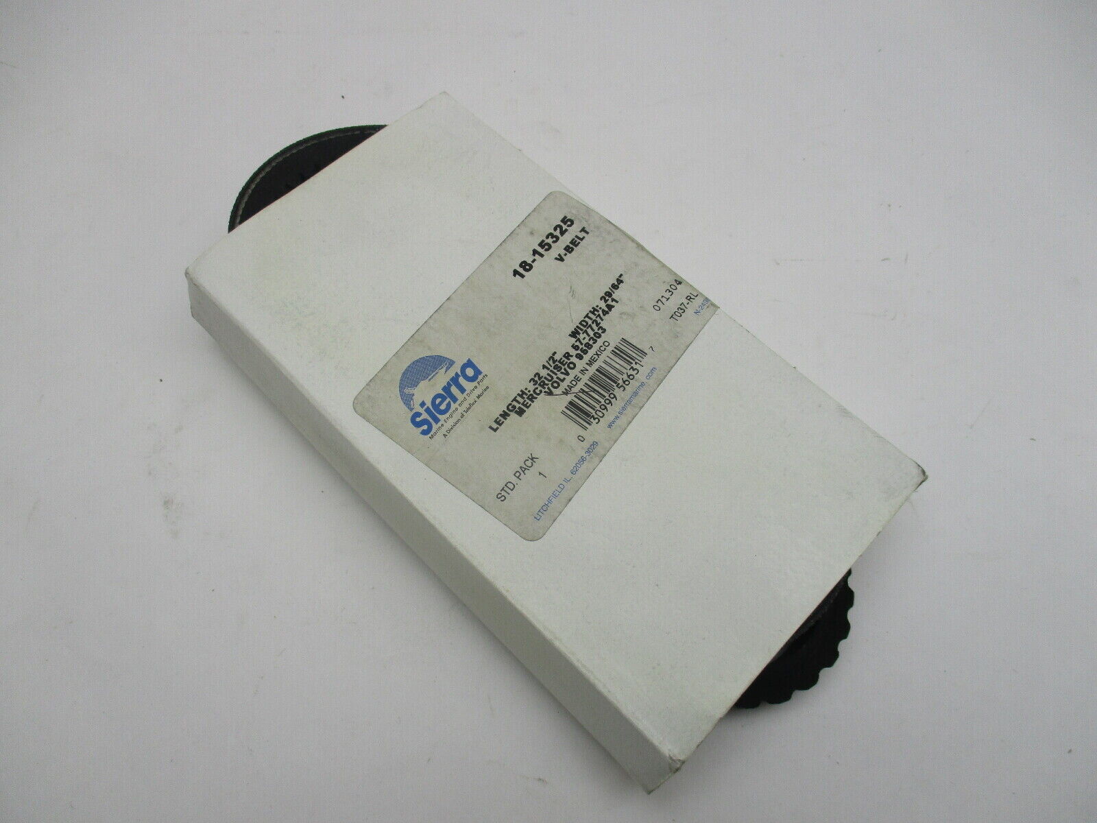 Marine Drive Belt V-Belt for Volvo Penta 958303 & Mercruiser 77274A1 Stern Drive