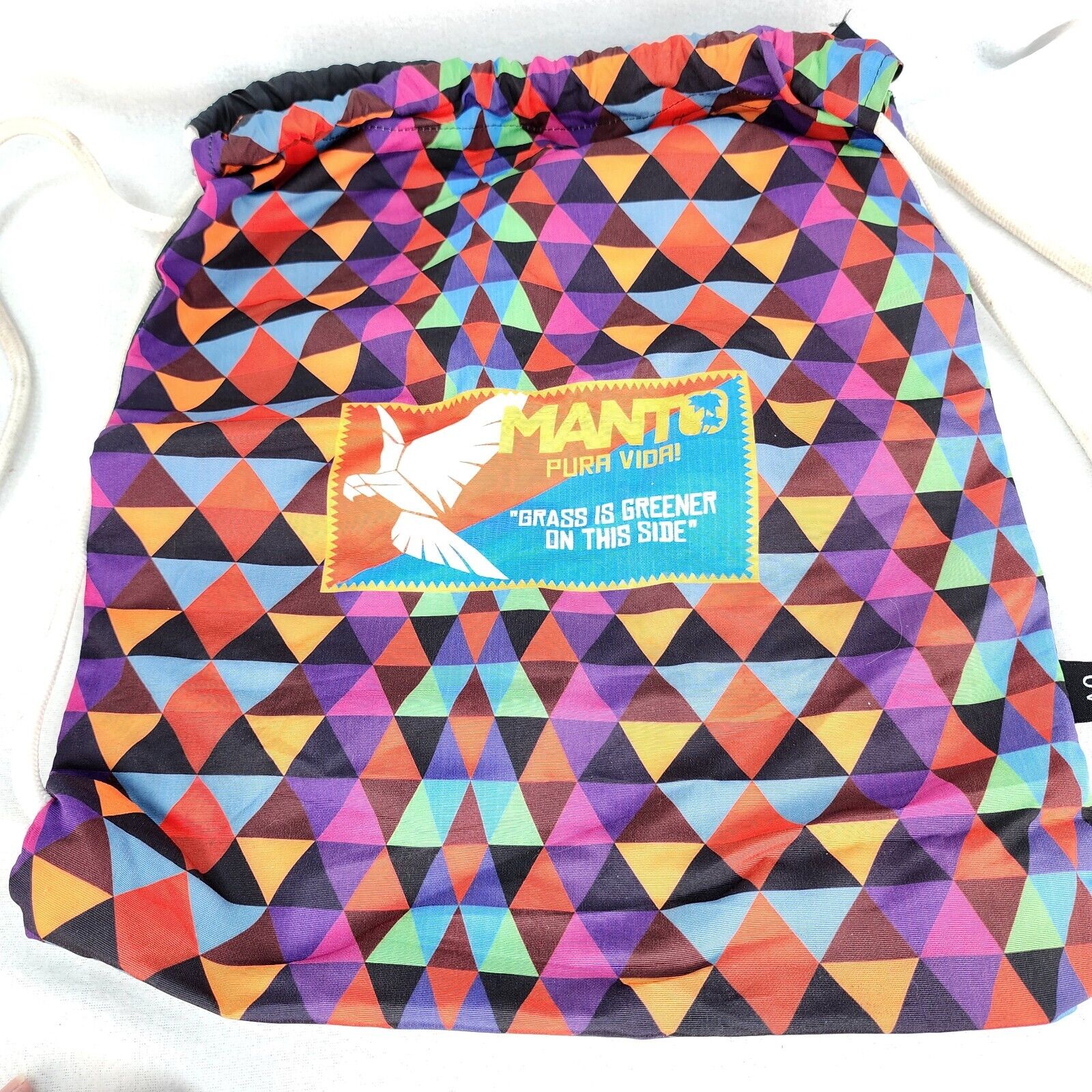 OA Backpack Bag Manto Pura Vida Nylon Purse Cotton Cords 14