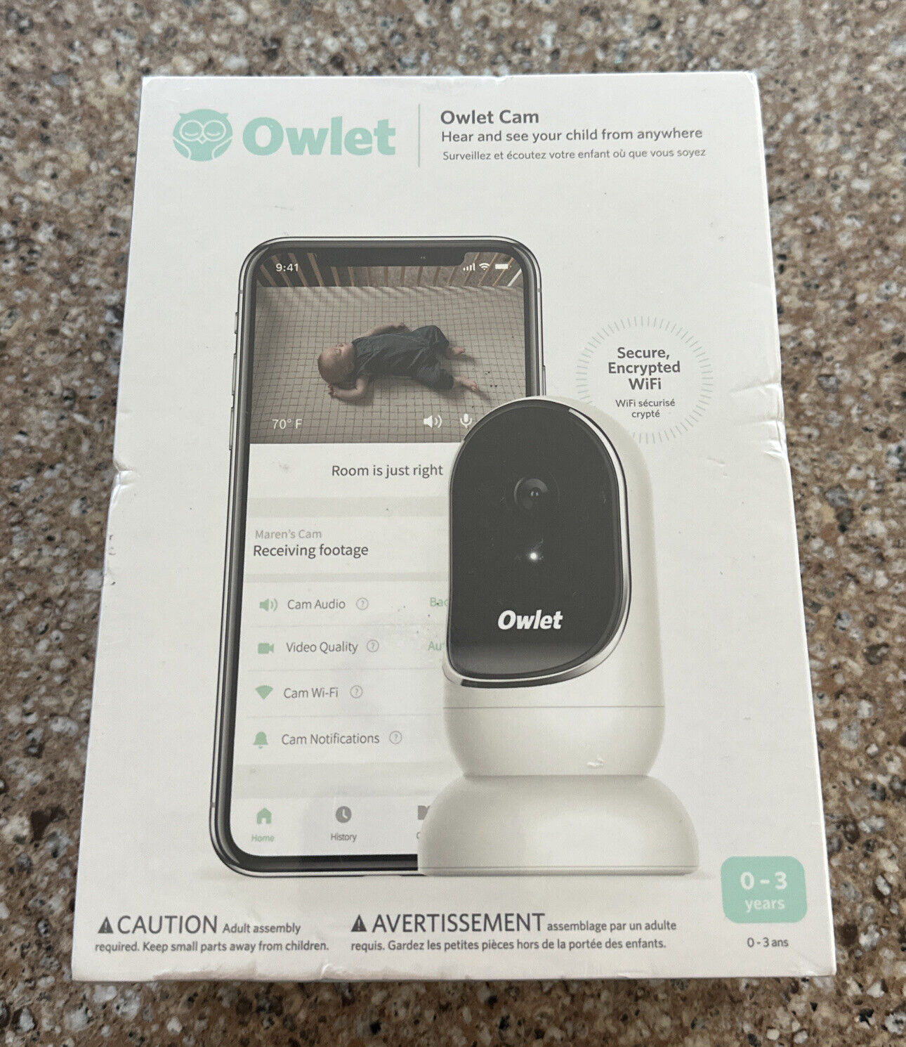 Owlet Cam Smart Video Baby Monitor $119 Retail BRAND NEW FACTORY SEALED!