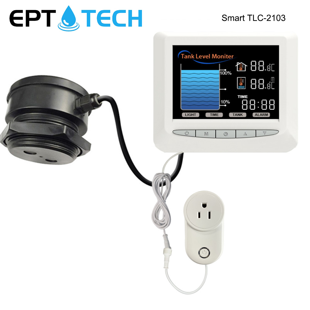 Remote Ultrasonic Liquid Level Controller with Water Pump Auto On/Off Water Tank