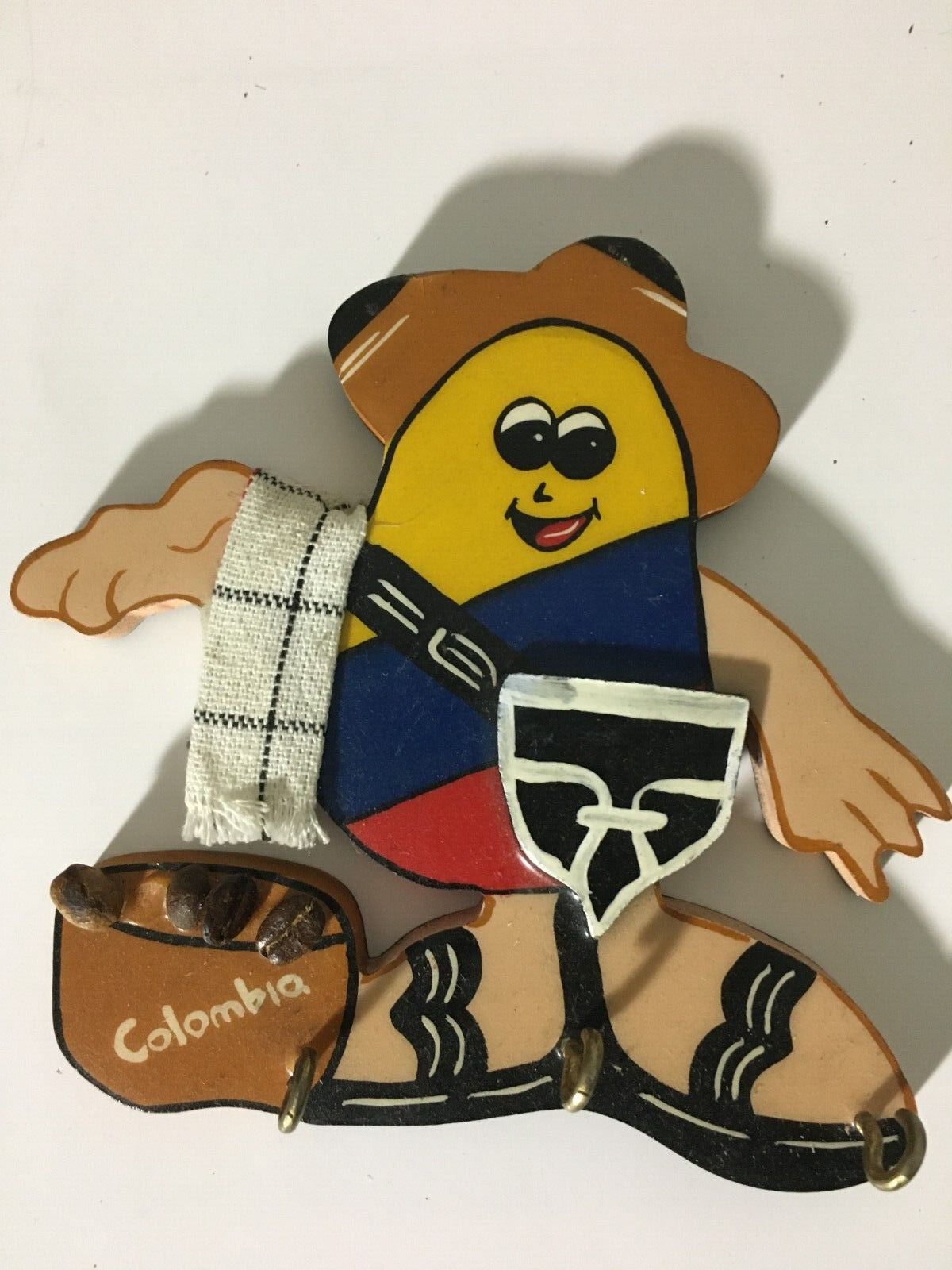 Wall 3 Key Ring Holder Columbia Souvenir 6