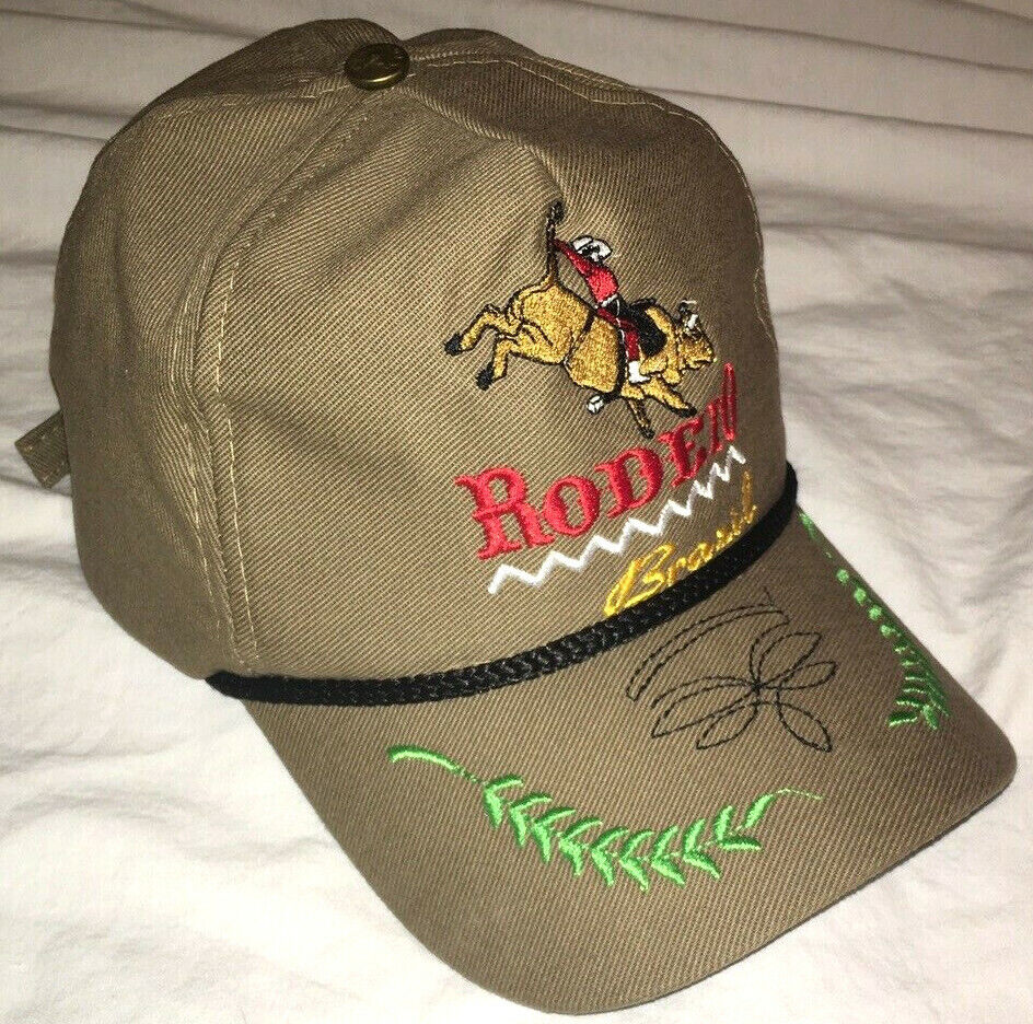 Vtg RODEIO BRAZIL HAT Baseball Cap RODEO RIDER Santa Catarina BRASIL Brazilian