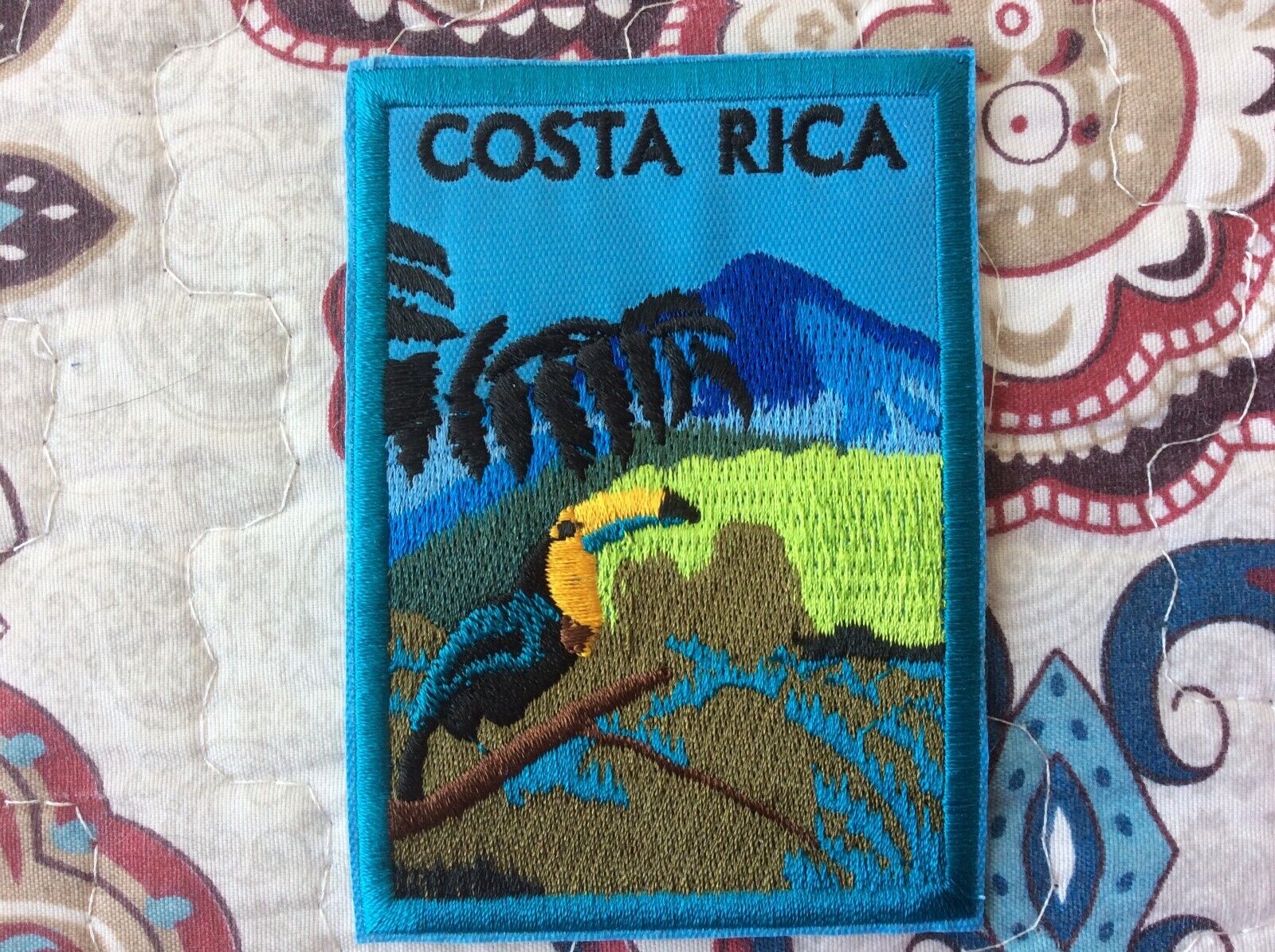 Patch Costa Rica Souvenir Toucan Central America