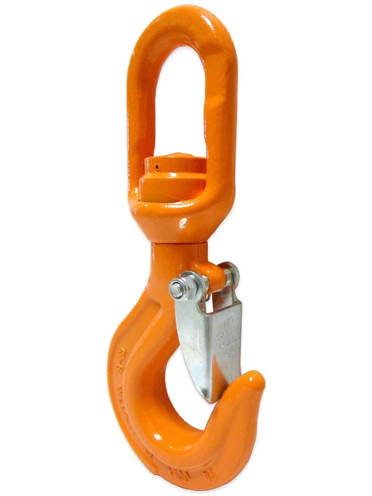 5 Ton Swivel Ball Bearing Hoist Hook with Latch Load Rotation Device Crane Lift