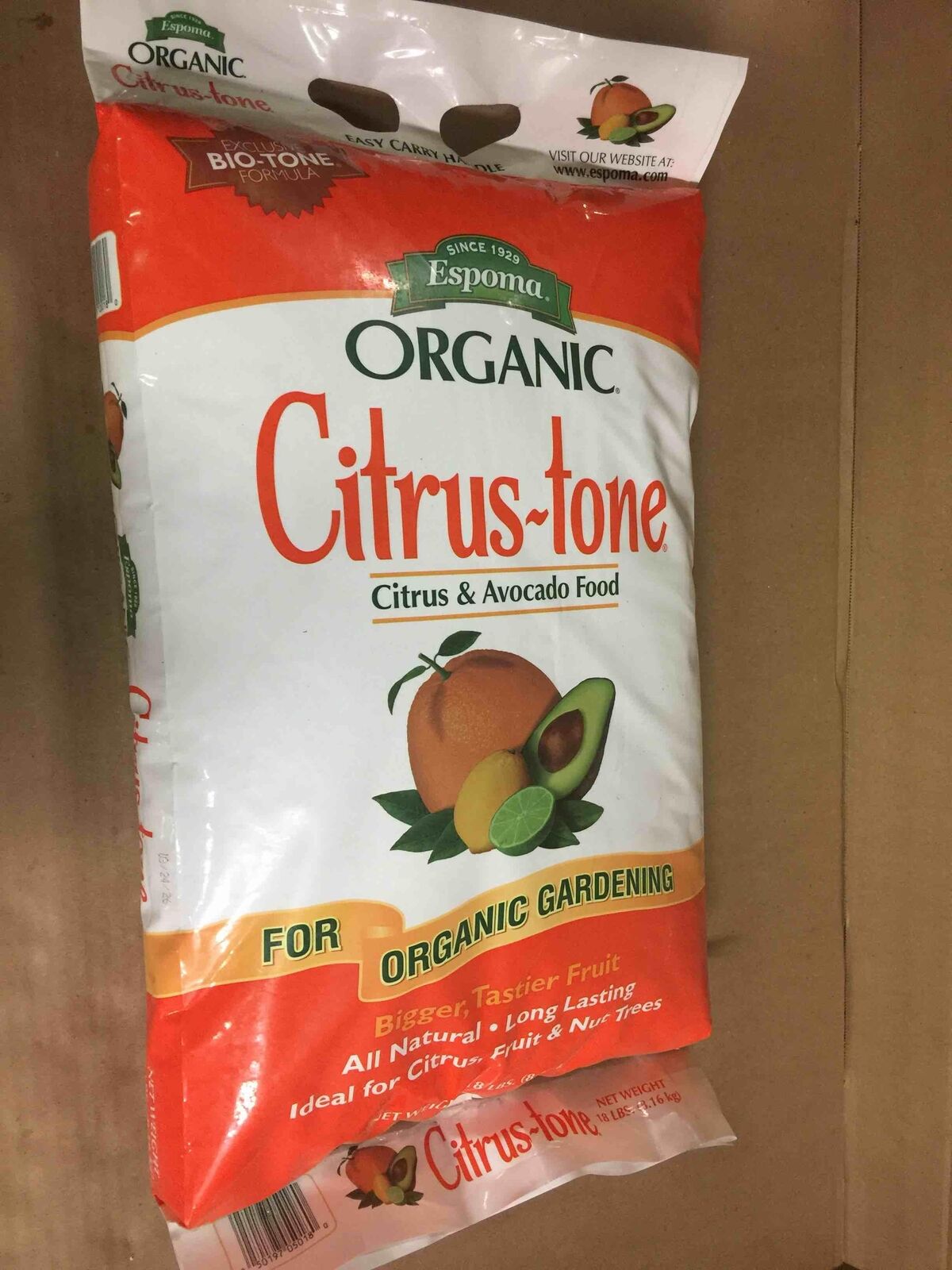 Espoma CT18 Outdoor Citrus-Tone Slow Release Organic Granules Plant Food 18 lbs