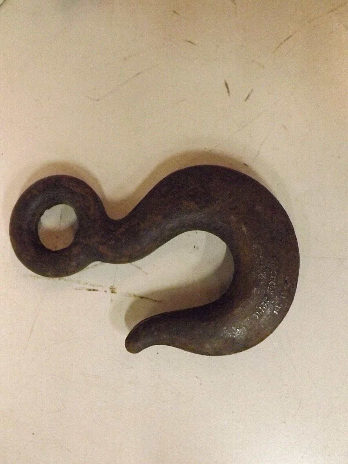 Vintage Rogers Crane Lifting Hook Forge USA