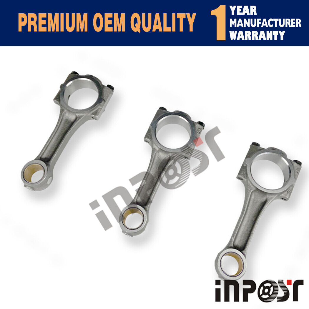 3 Pieces Connecting Rods for Kubota D1803MDI Engine