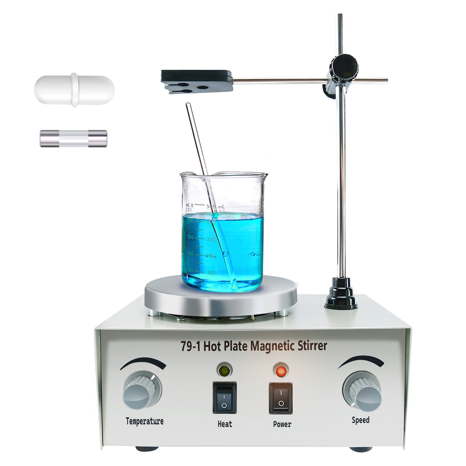 79-1 Magnetic Stirrer With Heating Plate Digital Hotplate Magnetic Stir Bar 110V