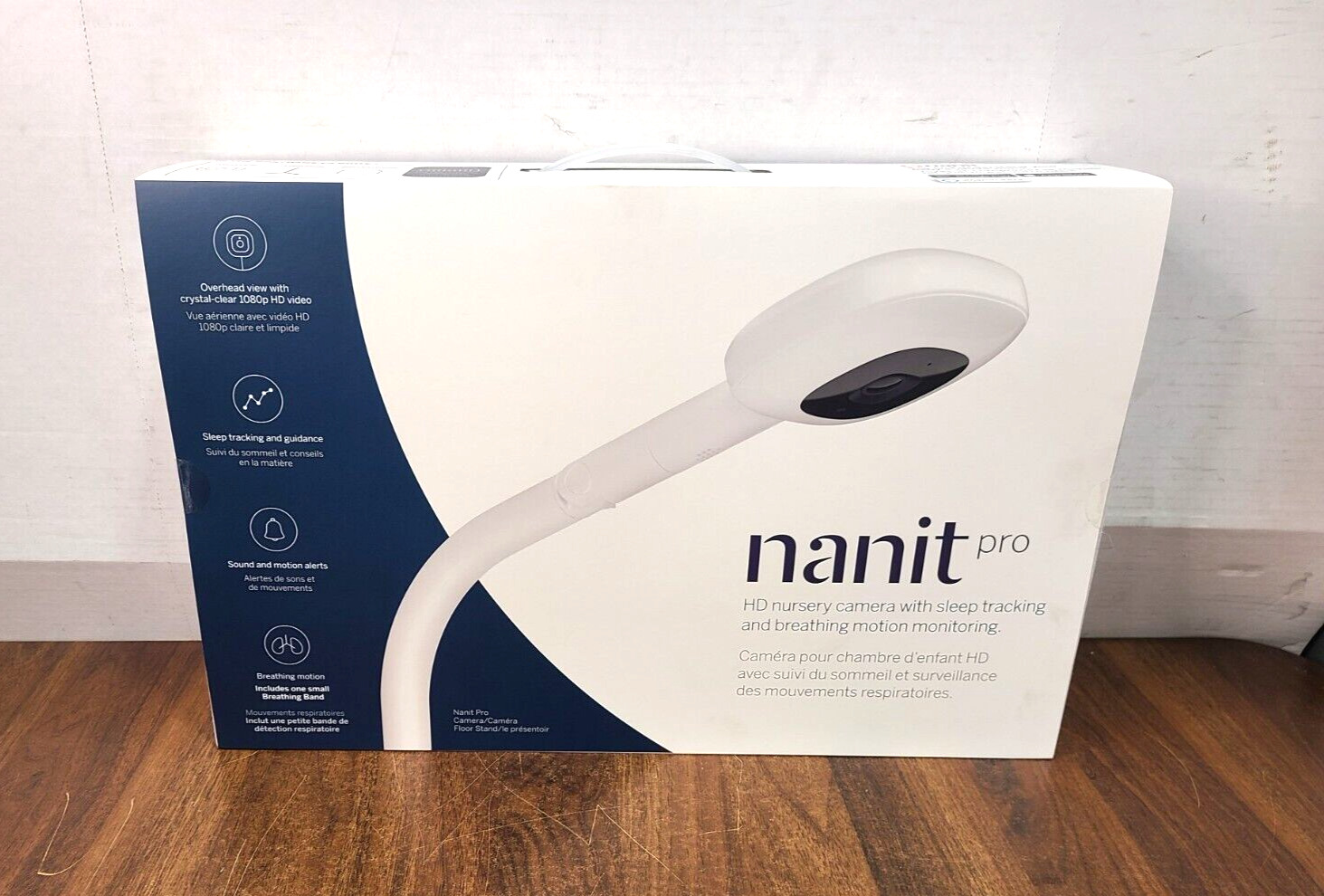 New Nanit Pro Nursery Camera with Sleep Tracking and Breathing Motion Monitoring