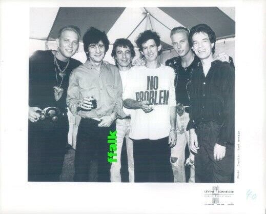 Press Photo: THE ROLLING STONES 8x10 B&W