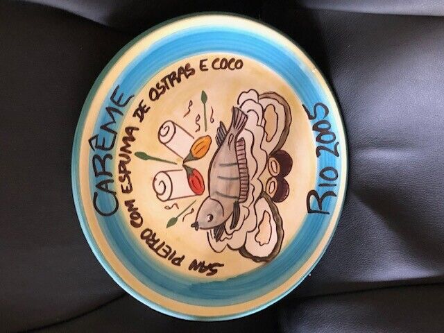 Careme (Restaurant) San Pietro Rio 2005 Ceramic Hand Painted Plate