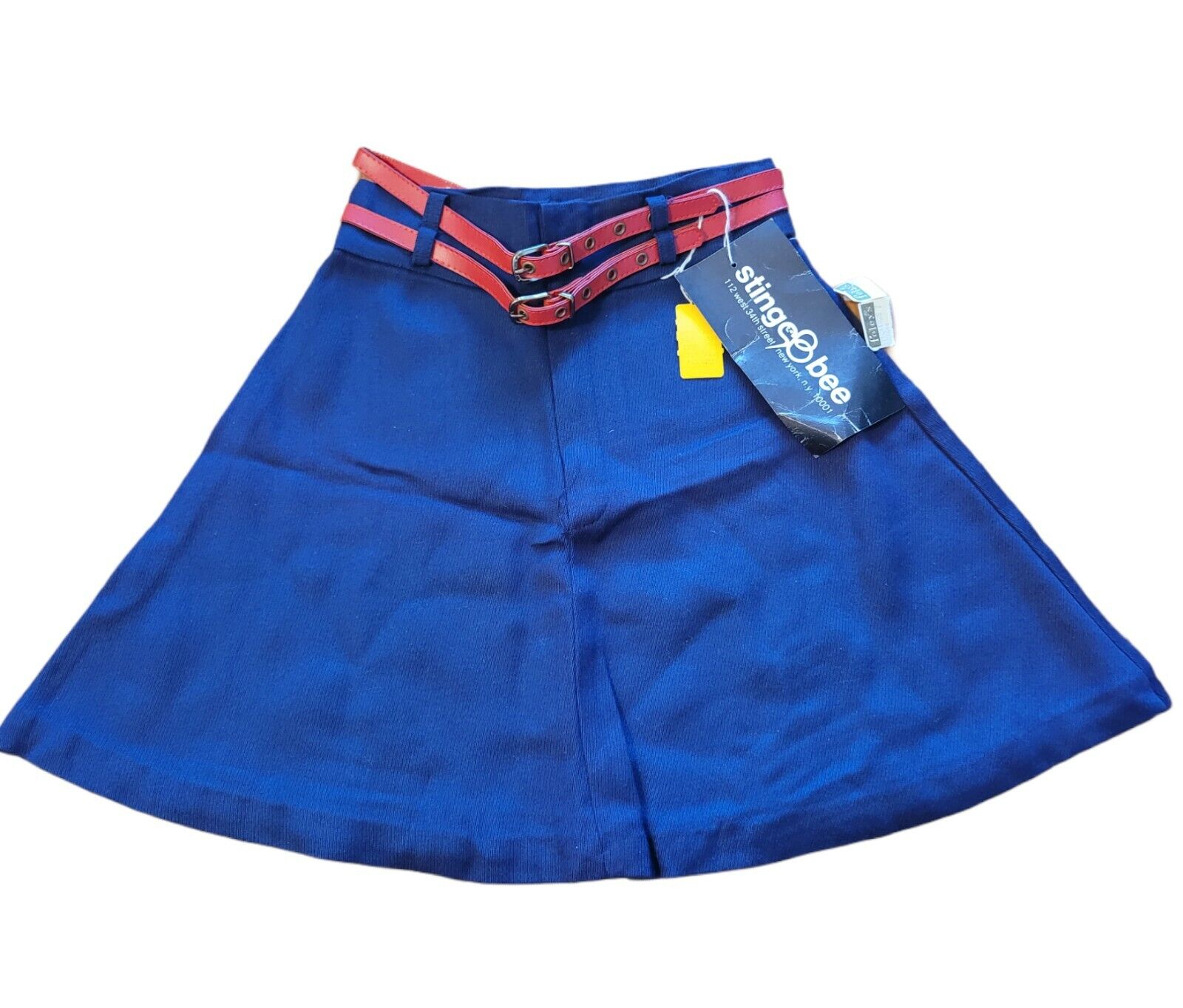 Vintage FOLEY'S 1970s Girls Sting Bee Skirt Size 7 NWT NOS Retro