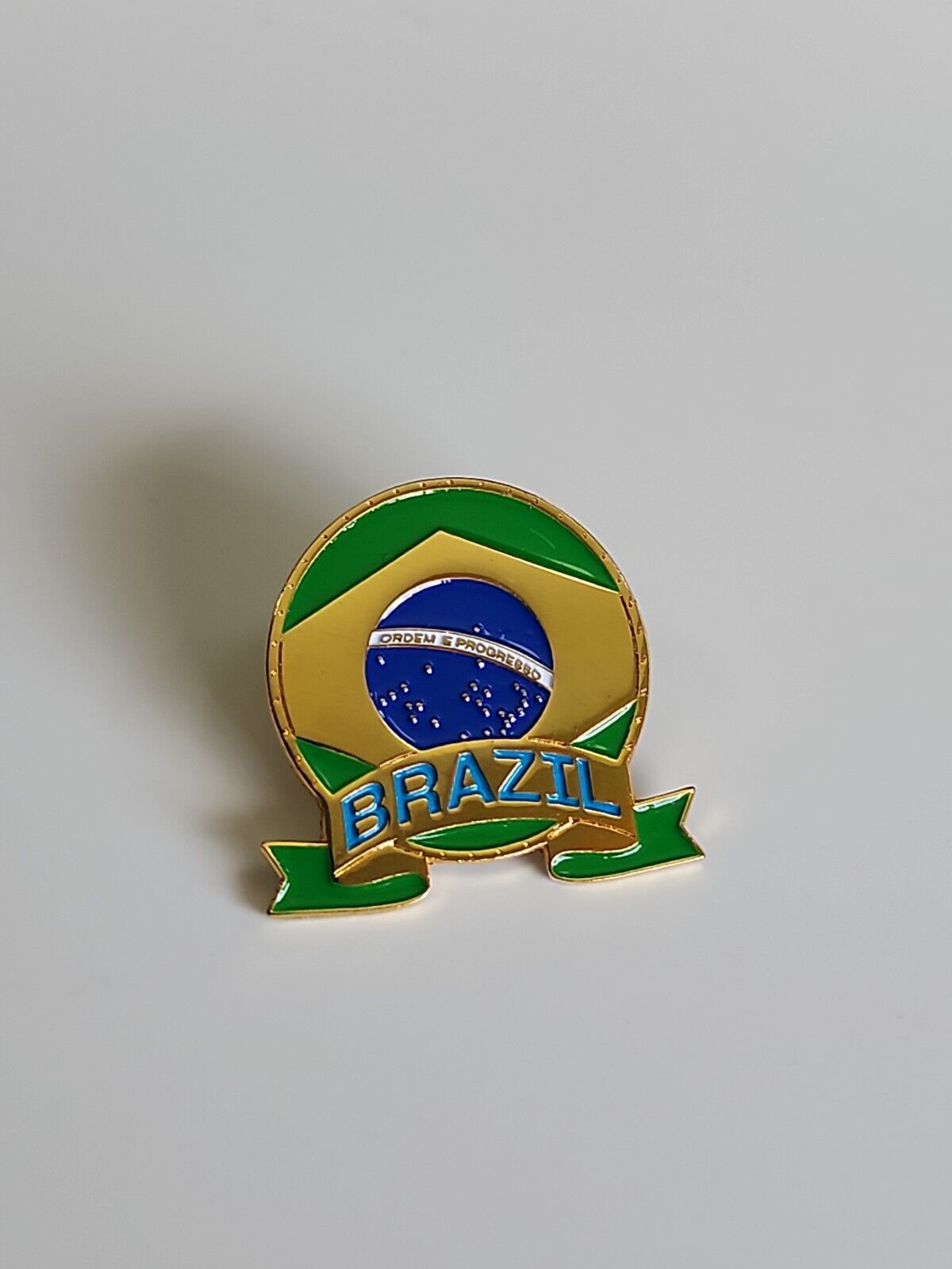 Brazil Flag Souvenir Lapel Pin South America