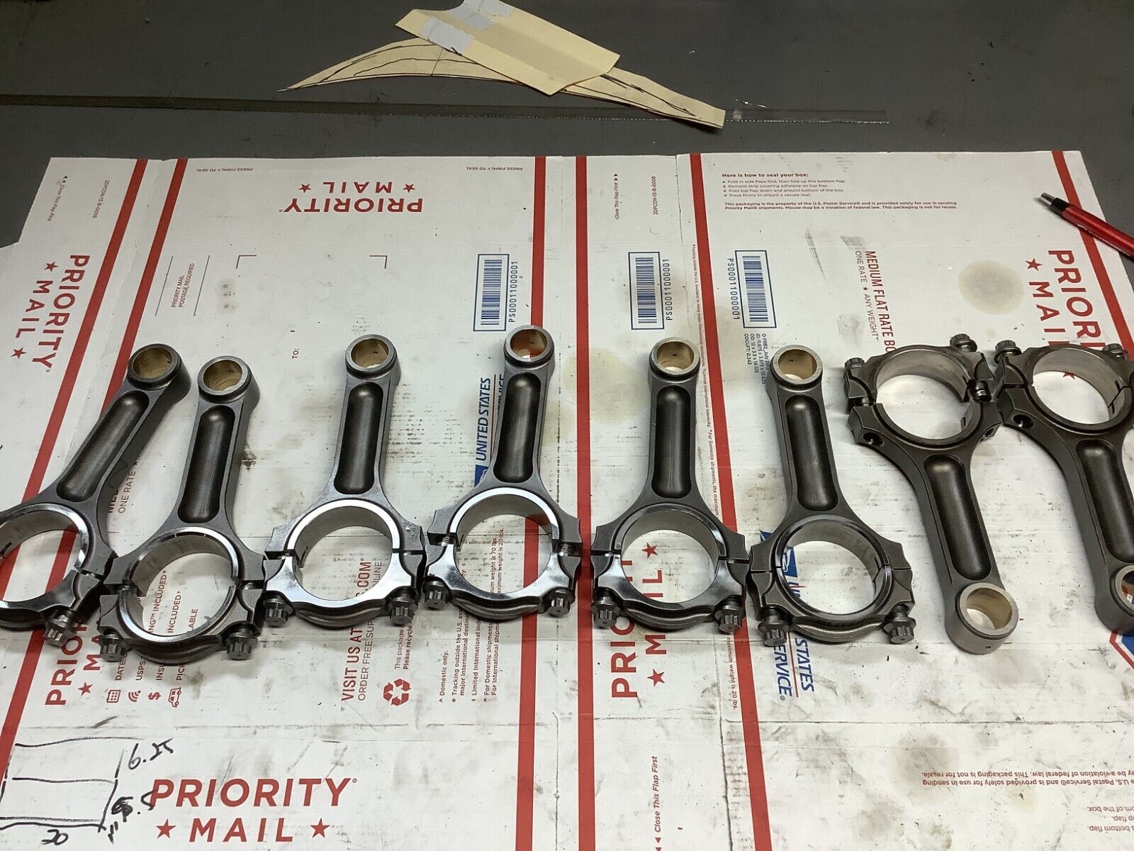 Oliver connecting rods part# F5400 SVO SMLT Ford small block