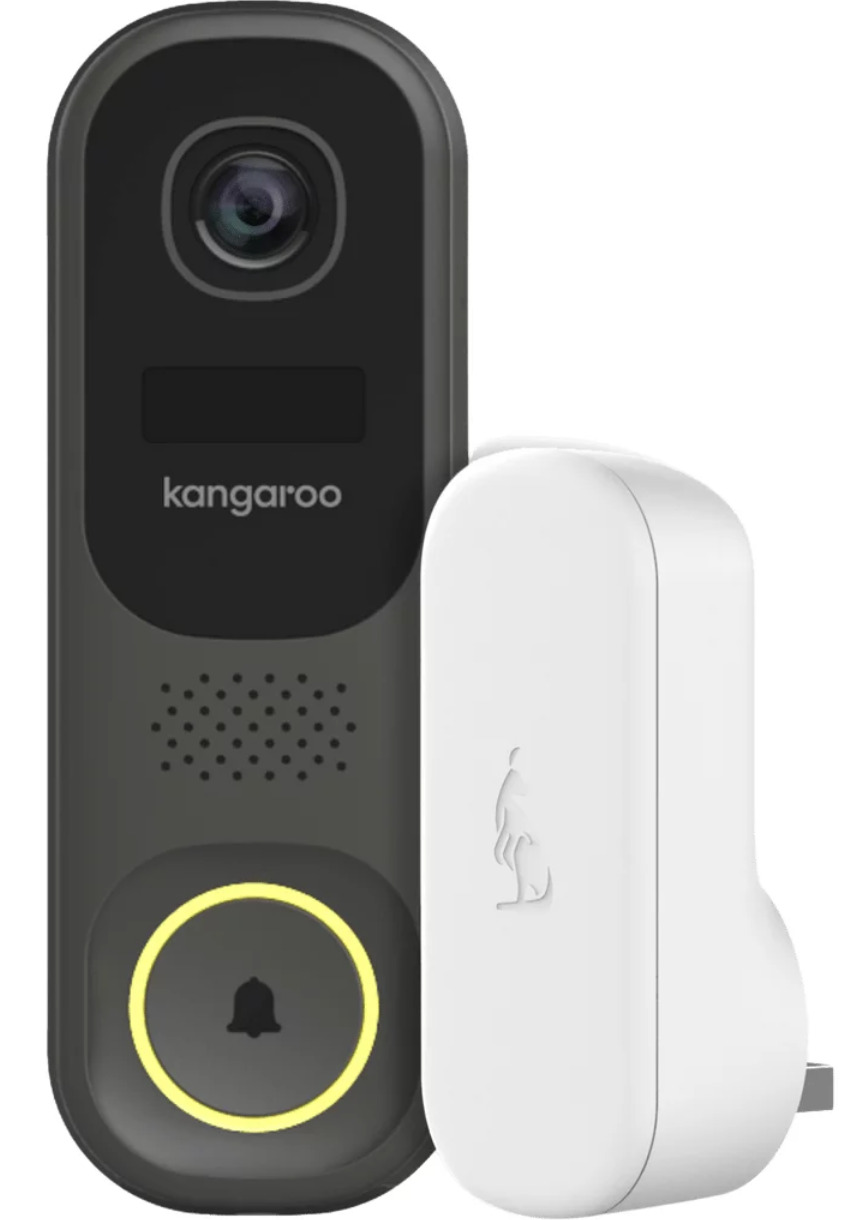 Kangaroo A0008 Wi-Fi Video Doorbell Camera with Chime