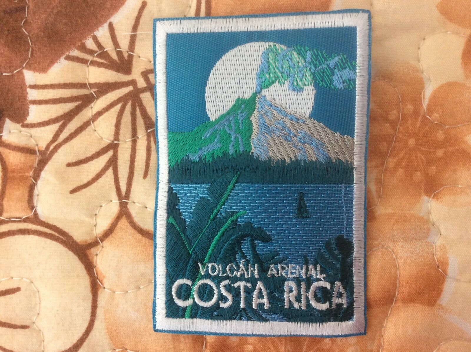 Patch Arenal Volcano Costa Rica Central America Volcan Arenal
