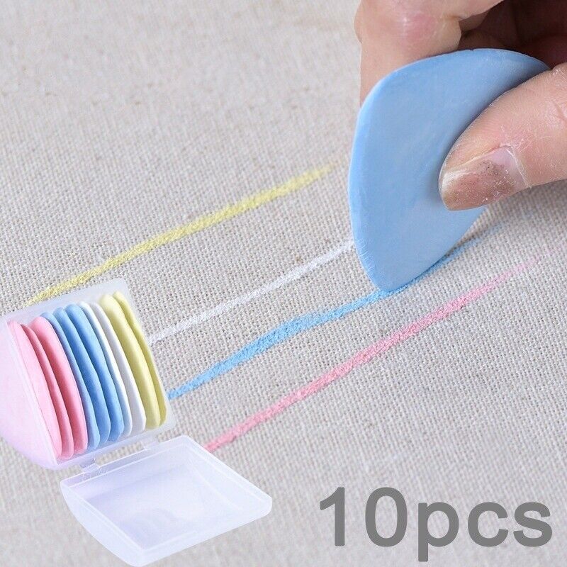 10/20 pcs Sewing Marking Chalks Clothing DIY Fabric Tailor's Chalks Erasable
