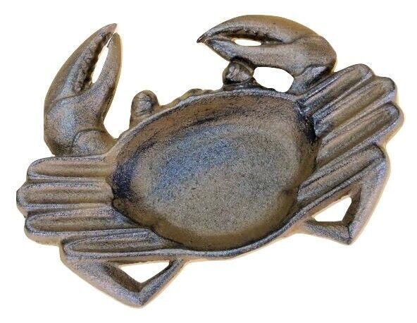 Cast Iron Crab Ashtray Nautical Decor Sailor Fishermen Gift cigar cigarettes