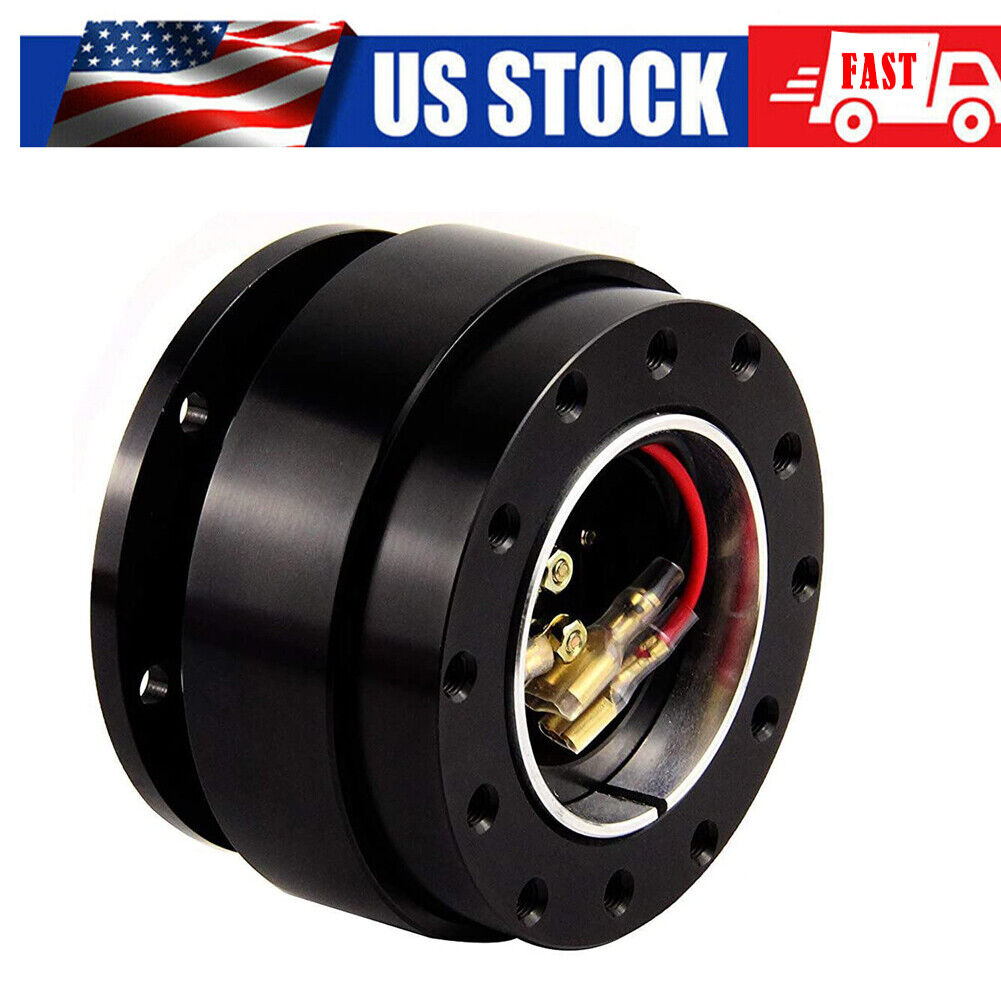 Quick Release Hub Adapter Snap Off Boss Kit For Car 6 Hole Steering Wheel USA