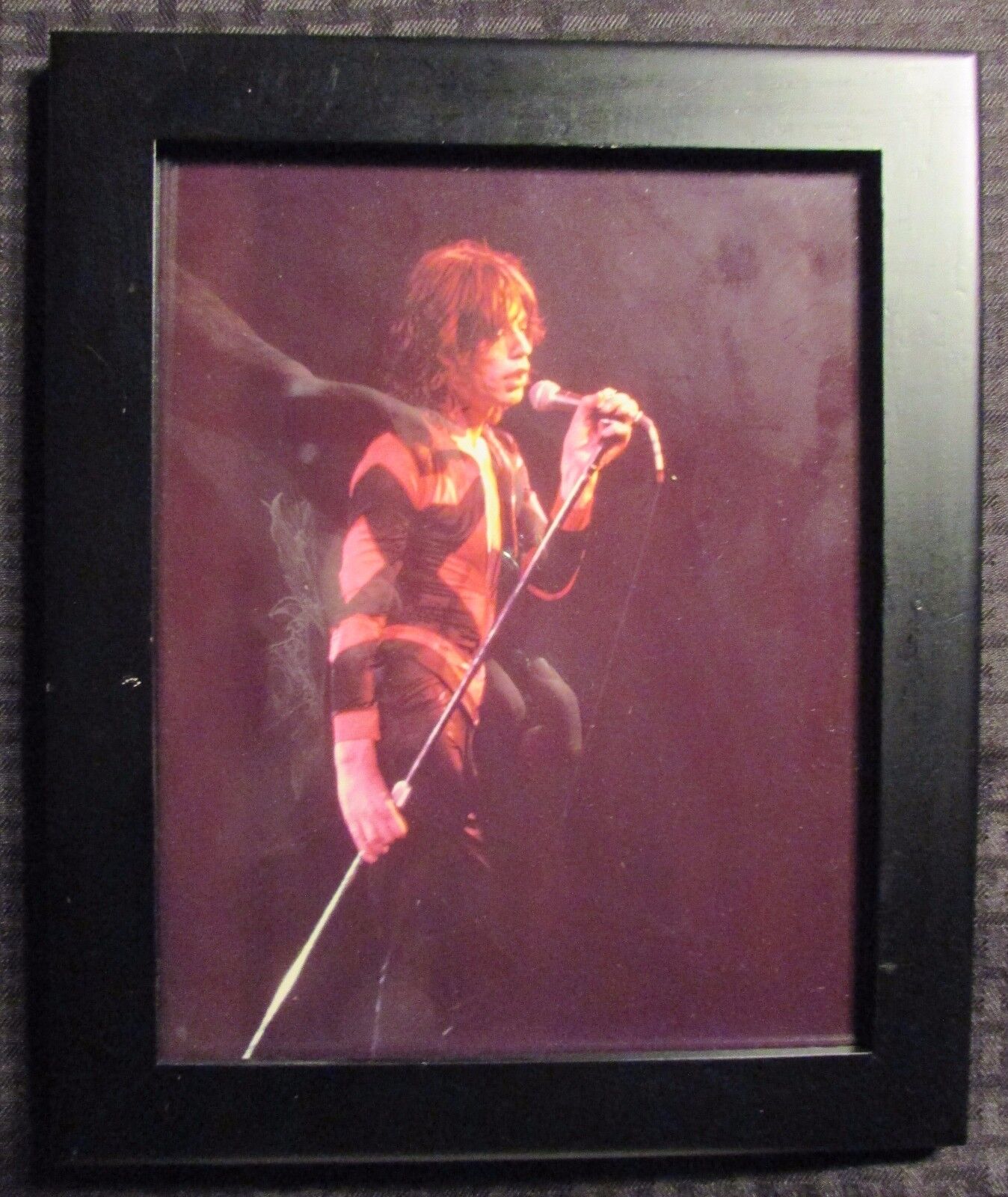 ROLLING STONES Mick Jagger w/ Mic & Micstand 8x10
