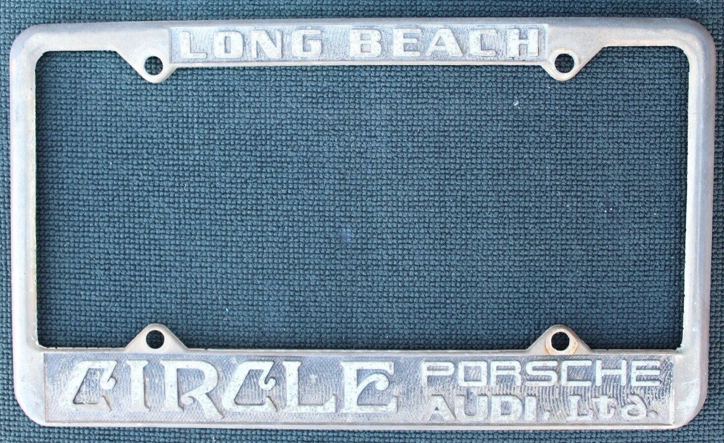 Long Beach Circle Porsche Audi LTD License Plate Frame
