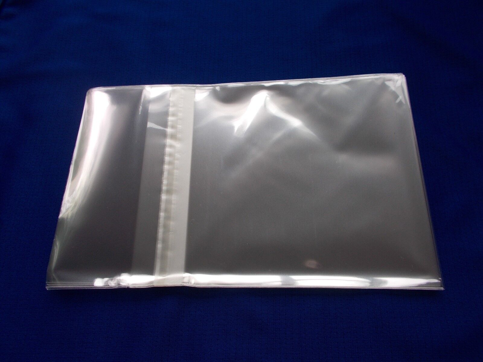 100 5 7/16 x 7 1/4 Clear (A7+) Card Resealable Poly Cello Bag Cellophane Protect