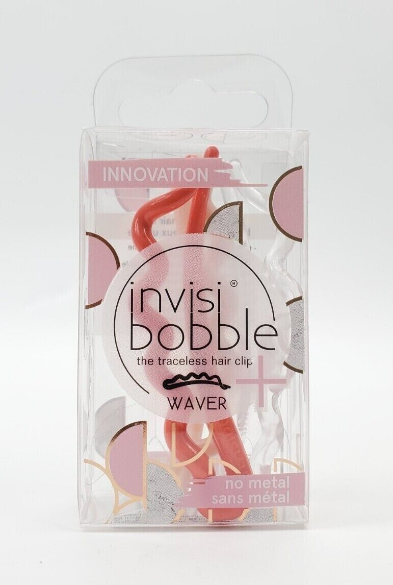 Invisibobble Marblelous Waver Pink Traceless Hair Clips