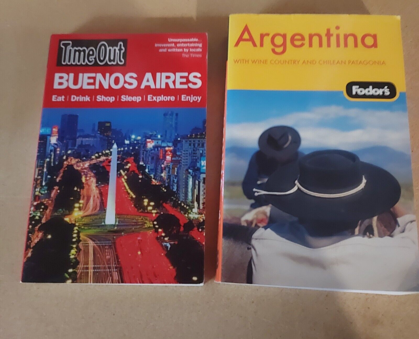 Travel To Argentina Book Bundle: Fodors Argentina & Buenos Aires  Time Out