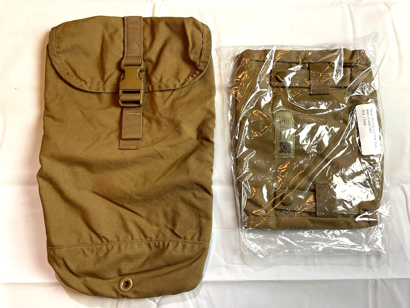 QTY 1 US Military USMC ILBE FSBE MOLLE Propper HYDRATION POUCH 100oz Coyote NIB
