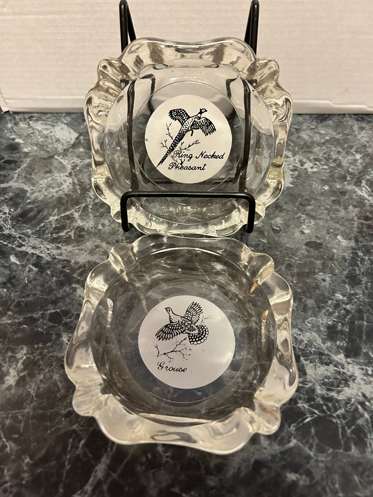 Vintage Bird Ashtrays
