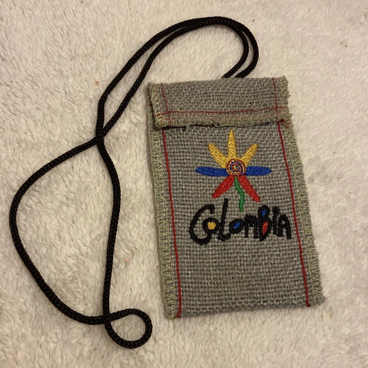Colombia Small Bag Sack Rough Woven Souvenir