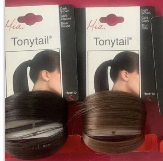 NEW Mia Tonytail Ponytail Wrap Made Of Synthetic Wig Hair On An Elastic Band